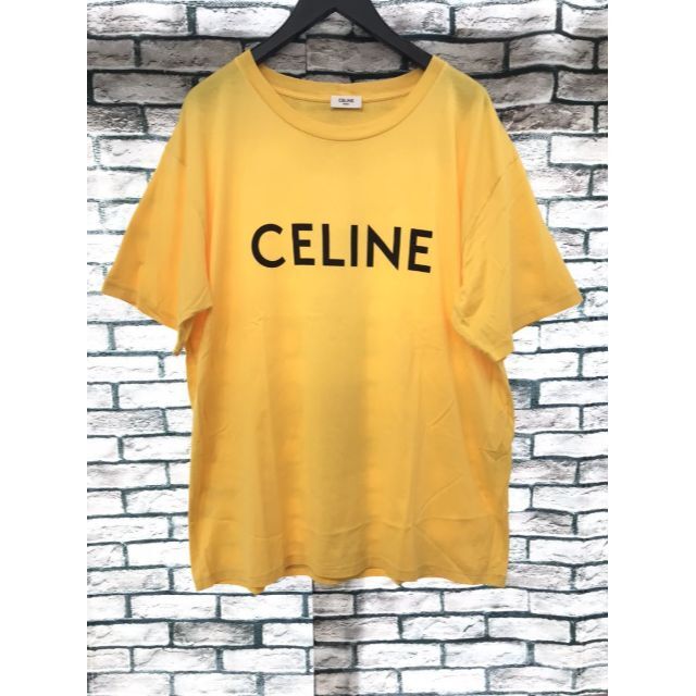 メンズCELINE セリーヌ★22SS  ロゴルーズオーバーサイズTシャツ