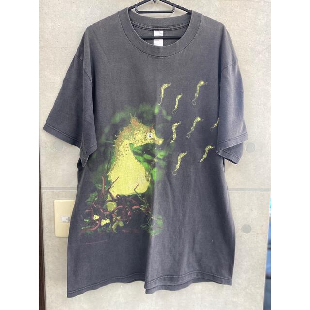 90'S 当時物　NIRVANA タツノオトシゴTシャツ　ヴィンテージ　XL メンズのトップス(Tシャツ/カットソー(半袖/袖なし))の商品写真