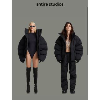 entire studios PFD V2 PUFFER SOOT XSサイズ