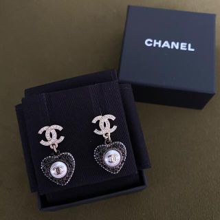 シャネル(CHANEL)のCHANEL シャネル ピアス ハート ヴィンテージ(ピアス)