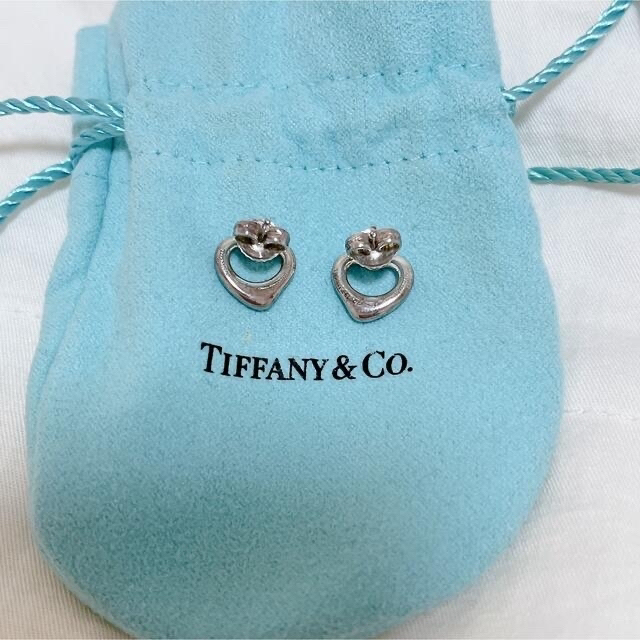Tiffany & Co. - ティファニー オープンハート スタッド ピアスの通販