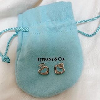 Tiffany & Co. - ティファニー オープンハート スタッド ピアスの通販