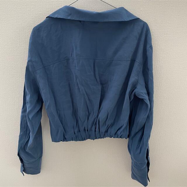 ZARA(ザラ)のZARA  クロップドシャツ レディースのトップス(シャツ/ブラウス(長袖/七分))の商品写真