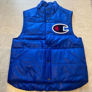 シュプリーム(Supreme)のSupreme Champion Puffy Vest ブルー M(ダウンベスト)