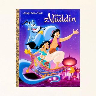 新品/ディズニープリンセス 英語絵本 ゴールデンブック 洋書 アラジン