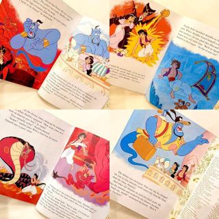 新品/ディズニープリンセス 英語絵本 ゴールデンブック 洋書 アラジン