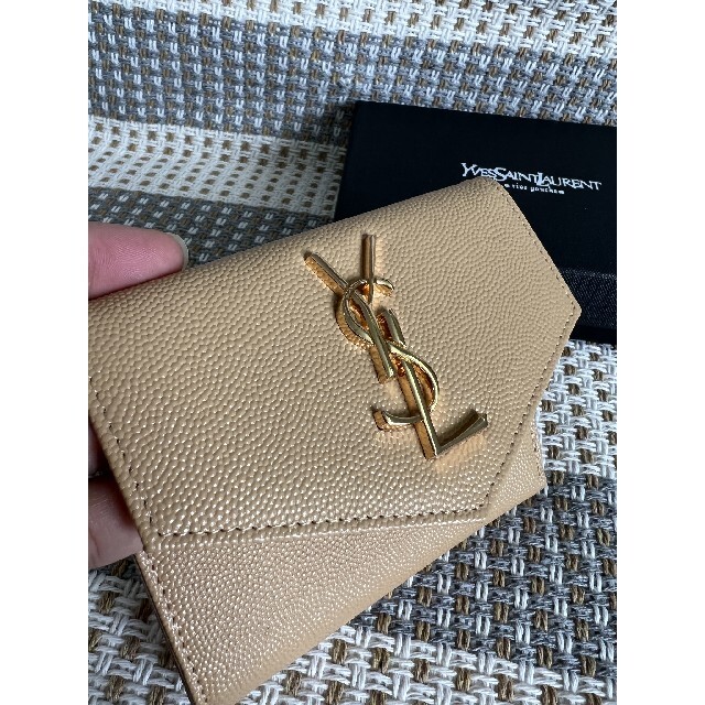 引っ越し処分!!サンローランYSL♥さいふ小銭入れ♥2つ折り財布❤極美品