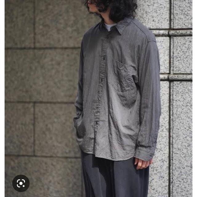 COMOLI 21ss ヨリ杢　シャツ　size3