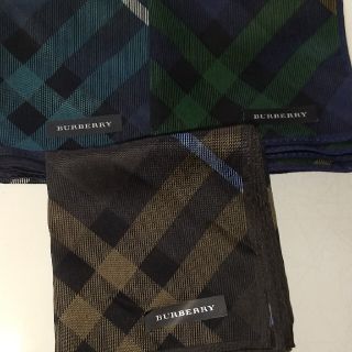 バーバリー(BURBERRY)のハンカチ(新品  3枚 バーバリー)(その他)