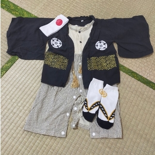 袴ロンパース　サイズ90(和服/着物)