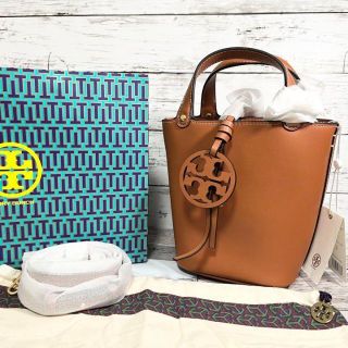 トリーバーチ(Tory Burch)の【新品】トリーバーチMILLER MINI BUCKET ブラウン(ショルダーバッグ)