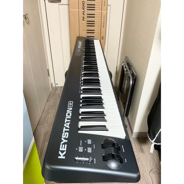 美品 Keystation 88 mk2 M-AUDIO MIDIキーボード 楽器のDTM/DAW(MIDIコントローラー)の商品写真