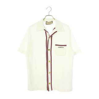 グッチ(Gucci)のグッチ 22SS 692133 XJD7L コットンジャージポロ半袖シャツ メンズ S(シャツ)