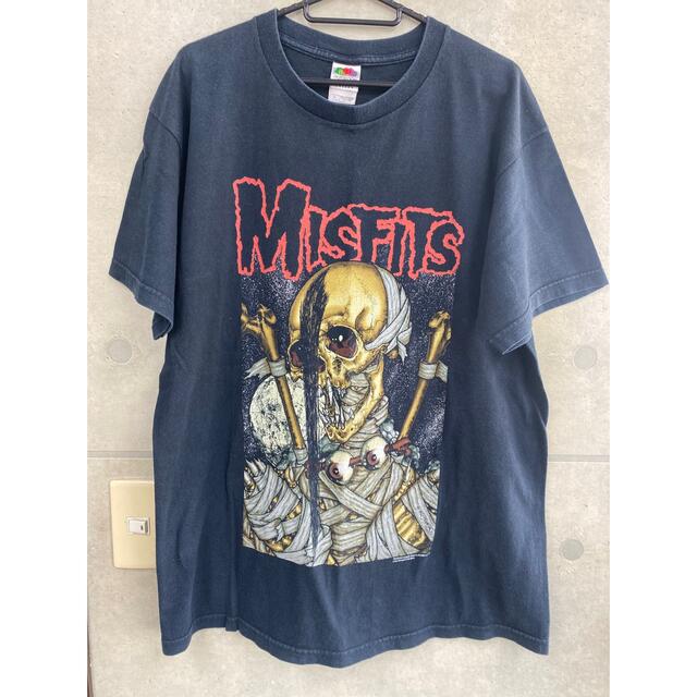 00´S 当時物 MISFITS PUSHEAD Tシャツ ヴィンテージ L-