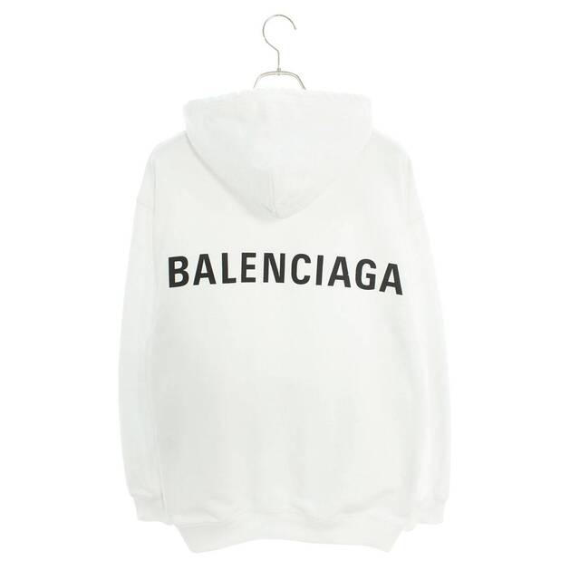 Balenciaga - バレンシアガ 556113 TAV37 バックロゴオーバーサイズプルオーバーパーカー メンズ XS
