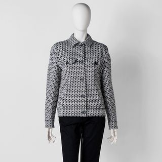 マックスマーラ(Max Mara)のMAX MARA ロゴ ジャケット URBANIA ジャガード(ダウンジャケット)