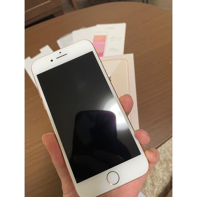 iPhone8 64GB(simフリー、gold)