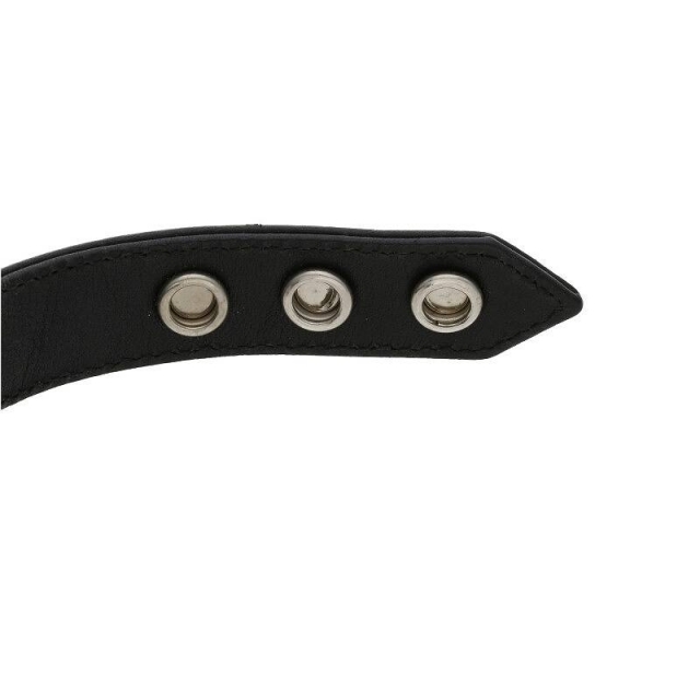 クロムハーツ 3BTN/2SNP/BSフレア3ボタン2スナップ レザーブレスレット