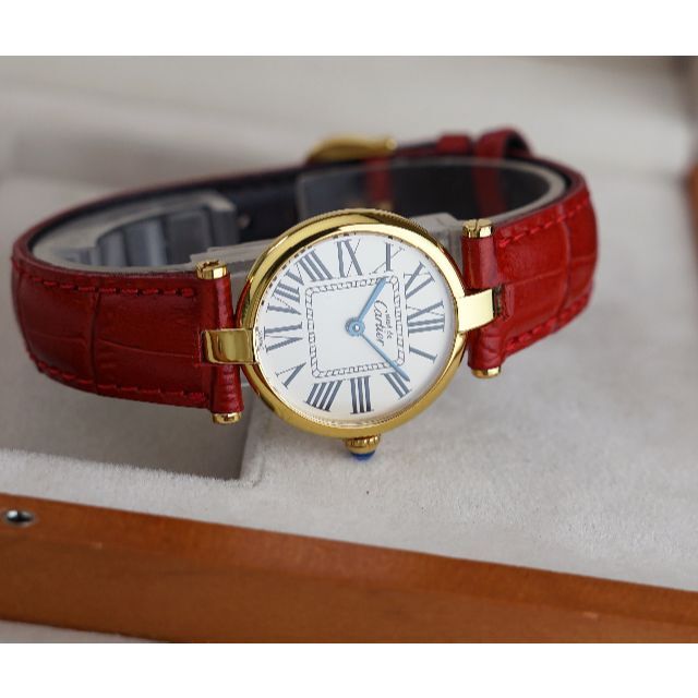 Cartier(カルティエ)の美品 カルティエ マスト ヴァンドーム オパラン ローマン SM レディースのファッション小物(腕時計)の商品写真