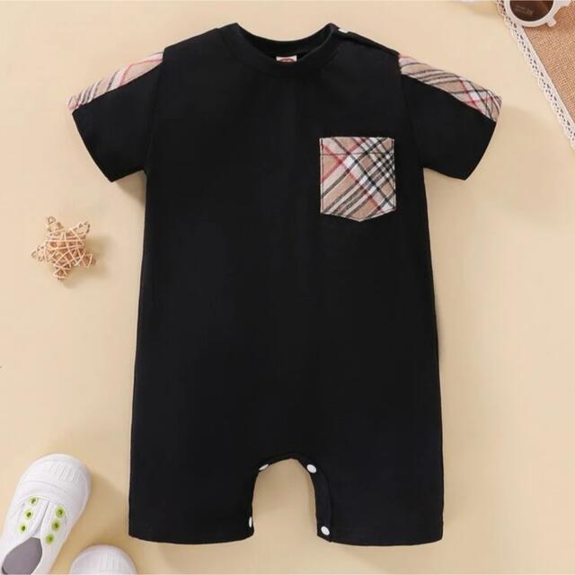 H&M(エイチアンドエム)の新生児 乳児 洋服 キッズ/ベビー/マタニティのベビー服(~85cm)(ロンパース)の商品写真