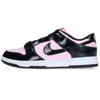 ナイキ(NIKE)のナイキ WMNS Dunk Low Essential Black Patent Leather DJ9955-600 ダンク ロー エッセンシャル ブラック パテント スニーカー レディース 26.5cm(スニーカー)