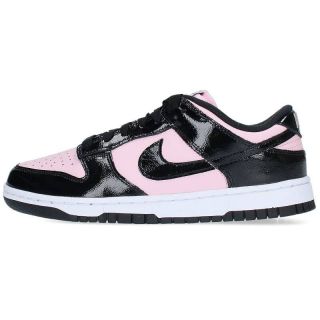 ナイキ(NIKE)のナイキ WMNS Dunk Low Essential Black Patent Leather DJ9955-600 ダンク ロー エッセンシャル ブラック パテント スニーカー レディース 25cm(スニーカー)