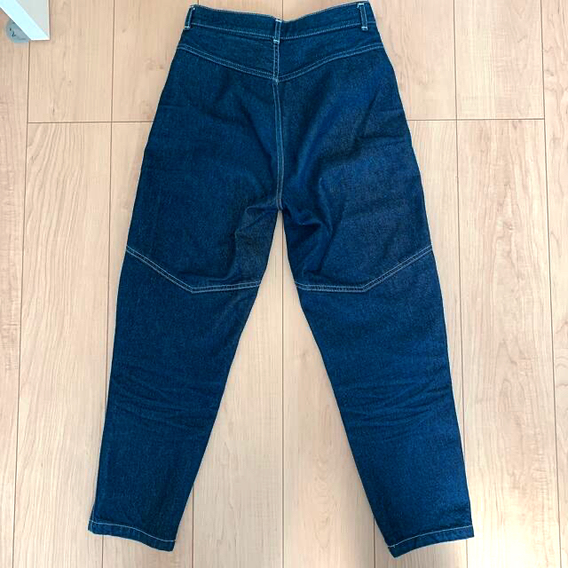 パンツ meer ステッチテーパードデニム インディゴの通販 by