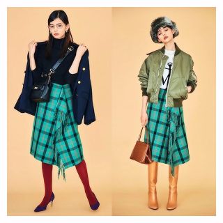 ユニクロ(UNIQLO)のUNIQLO × J.W. アンダーソン フリンジスカート★ユニクロ(ひざ丈スカート)