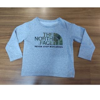 ザノースフェイス(THE NORTH FACE)のノースフェイス   ロンT   グレー   100(Tシャツ/カットソー)