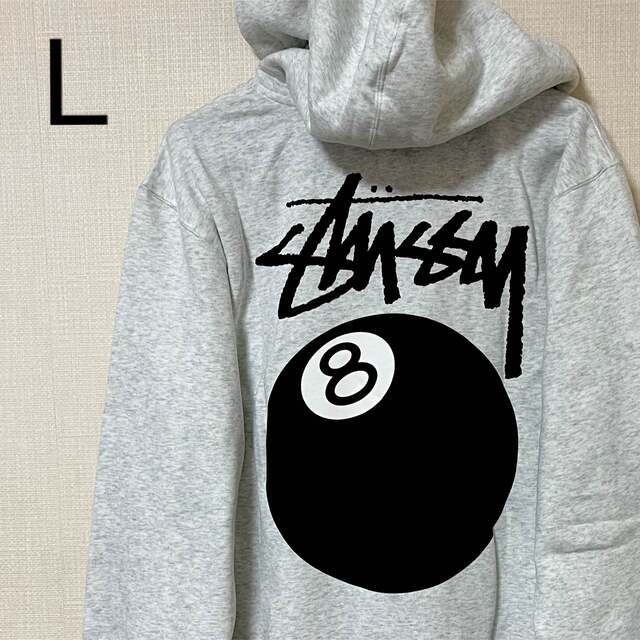 stussy スウェットトレーナー サイズL グレー 8ボール