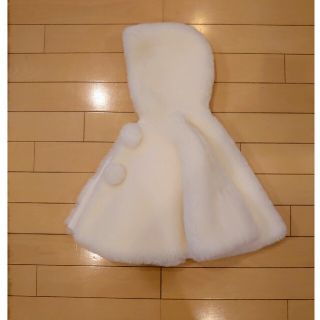 ミキハウス(mikihouse)の「水都様 専用」ファーポンチョ、ロンパース2点(ジャケット/コート)