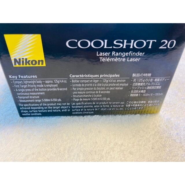 Nikon(ニコン)の【新品】Nikon COOLSHOT20 スポーツ/アウトドアのゴルフ(その他)の商品写真