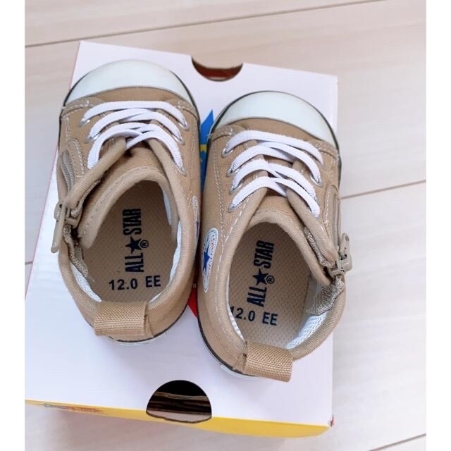 CONVERSE(コンバース)のconverse first star スニーカー　ベージュ　12センチ キッズ/ベビー/マタニティのベビー靴/シューズ(~14cm)(スニーカー)の商品写真