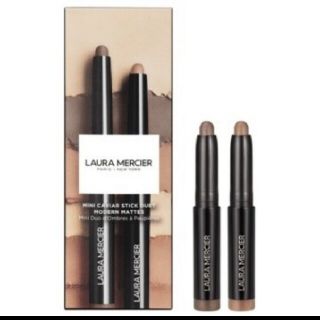 ローラメルシエ(laura mercier)のローラメルシエミニ キャビアスティック デュオ(アイシャドウ)