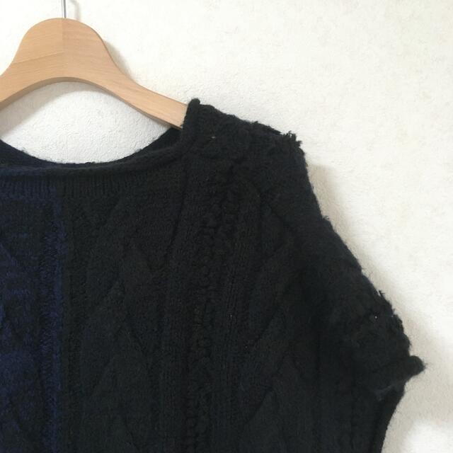 AlexanderLeeChang BIG KNIT VEST メンズのトップス(ベスト)の商品写真