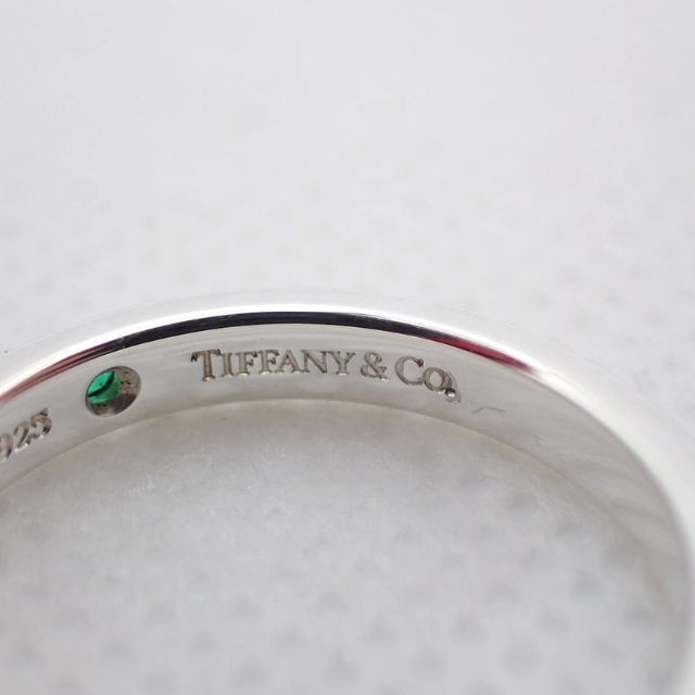 Tiffany & Co.(ティファニー)のティファニー AG925 エメラルド バンド リング 10号[g874-5］ レディースのアクセサリー(リング(指輪))の商品写真