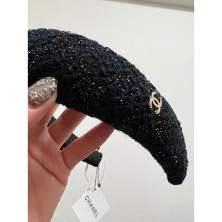 CHANEL  シャネル　カチューシャ　新品　レア　ツイード　必ずコメント下さい