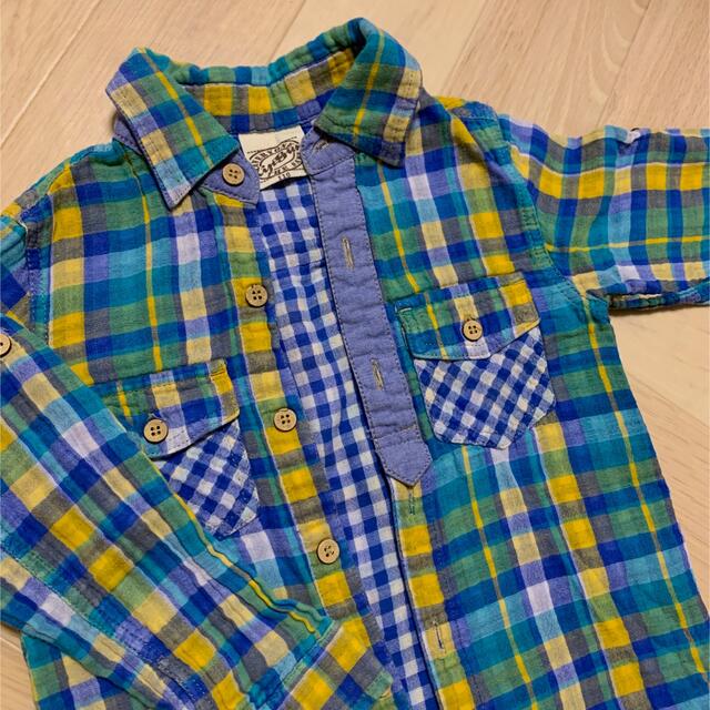 美品 綿100% ロンT 男の子 110 キッズ/ベビー/マタニティのキッズ服男の子用(90cm~)(Tシャツ/カットソー)の商品写真