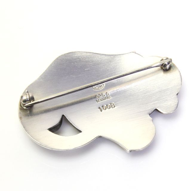 ジョージジェンセン 100B ムーンストーン ブローチ GEORG JENSEN
