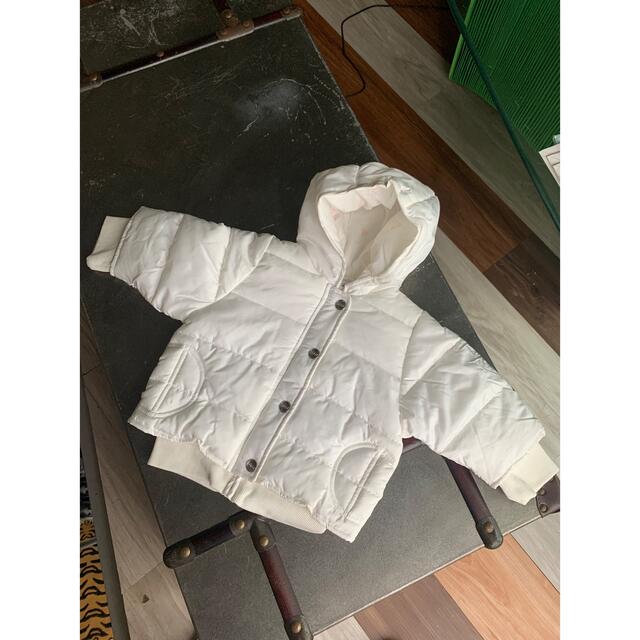 baby dior ディオール  中綿 フード付き ブルゾンジャケット ホワイトジャケット/コート