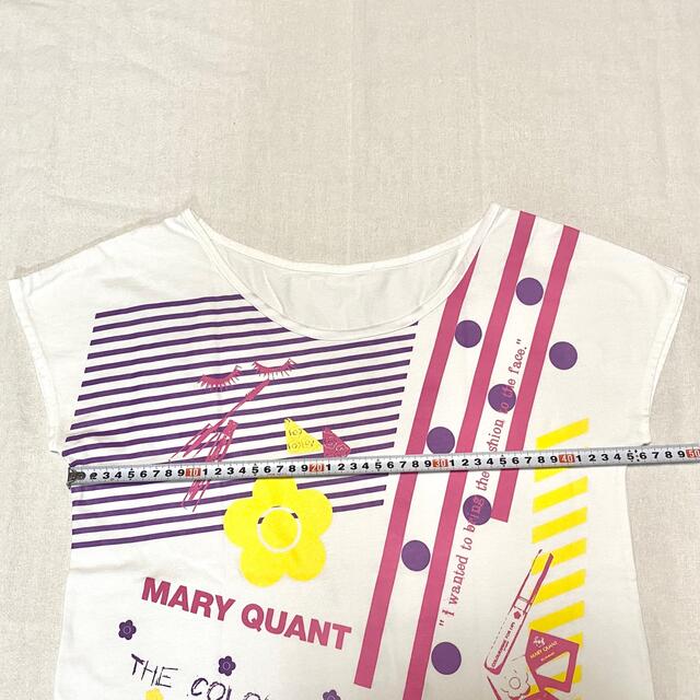 MARY QUANT(マリークワント)のマリークワント 綿 コットン 半袖Tシャツ 日本製 Mサイズ レディースのトップス(Tシャツ(半袖/袖なし))の商品写真