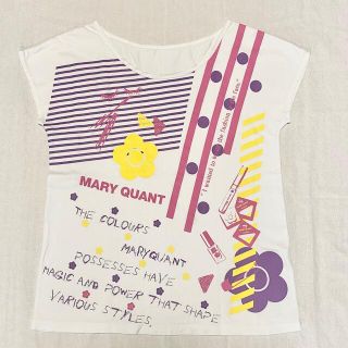 マリークワント(MARY QUANT)のマリークワント 綿 コットン 半袖Tシャツ 日本製 Mサイズ(Tシャツ(半袖/袖なし))