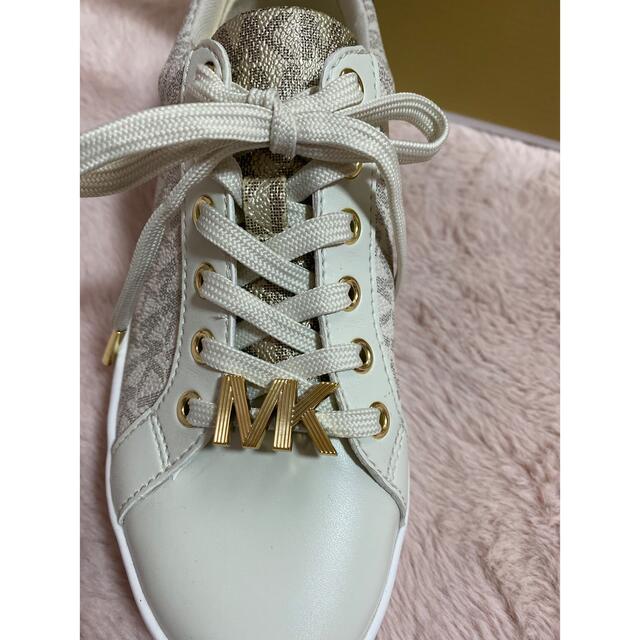 Michael Kors(マイケルコース)の新品 マイケルコース スニーカー オフホワイト 23.5cm レディースの靴/シューズ(スニーカー)の商品写真