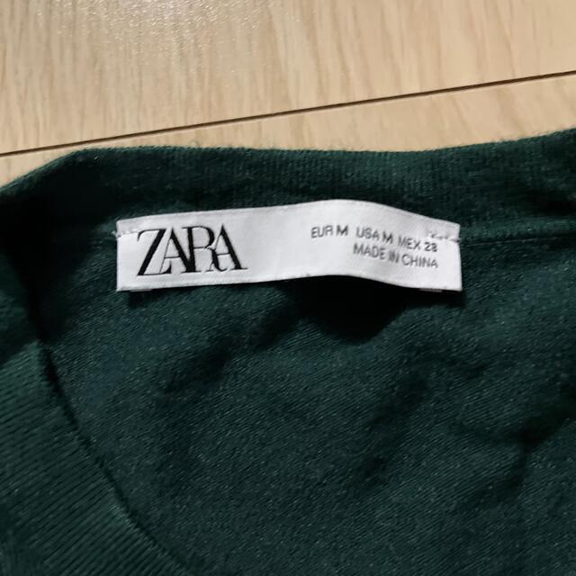 ZARA(ザラ)のZARA メタルボタン　ニット レディースのトップス(ニット/セーター)の商品写真