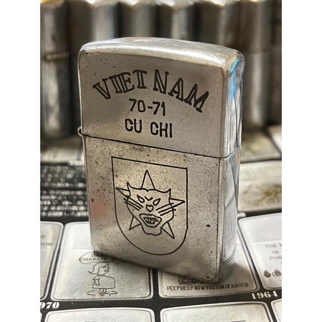 【ベトナムZIPPO】本物 1970年製ベトナムジッポー「レンジャー部隊」CU