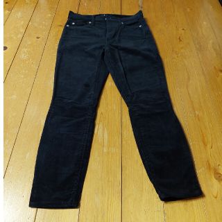 ギャップ(GAP)のGAP DENIM LEGGING サイズ25 黒コーデュロイ(デニム/ジーンズ)