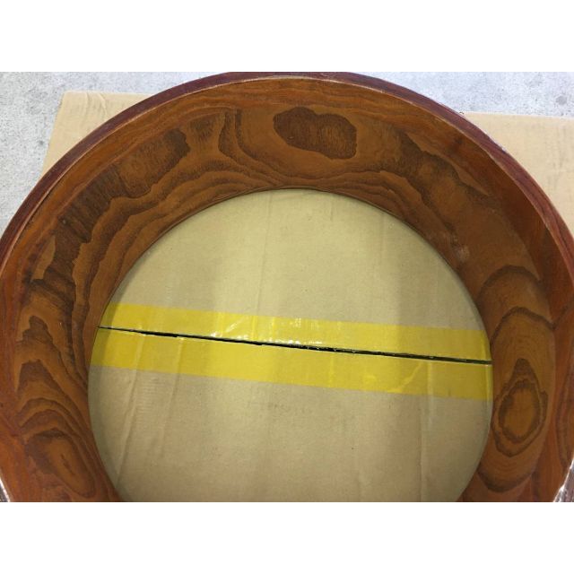 平太鼓 胴 1尺3寸 タモ くりぬき 未使用 楽器の和楽器(和太鼓)の商品写真