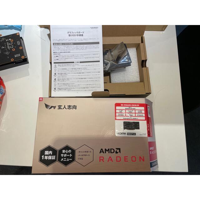 玄人志向 AMD RADEON RD-RX6800-E16GB/TP スマホ/家電/カメラのPC/タブレット(PCパーツ)の商品写真