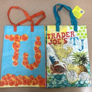 TRADER JOE’S   トレジョ　エコバッグ　2枚セット(エコバッグ)