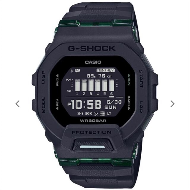 G-SHOCK(ジーショック)のカシオ　G-SHOCK G-SQUAD GBD-200UU-1JF メンズの時計(腕時計(デジタル))の商品写真